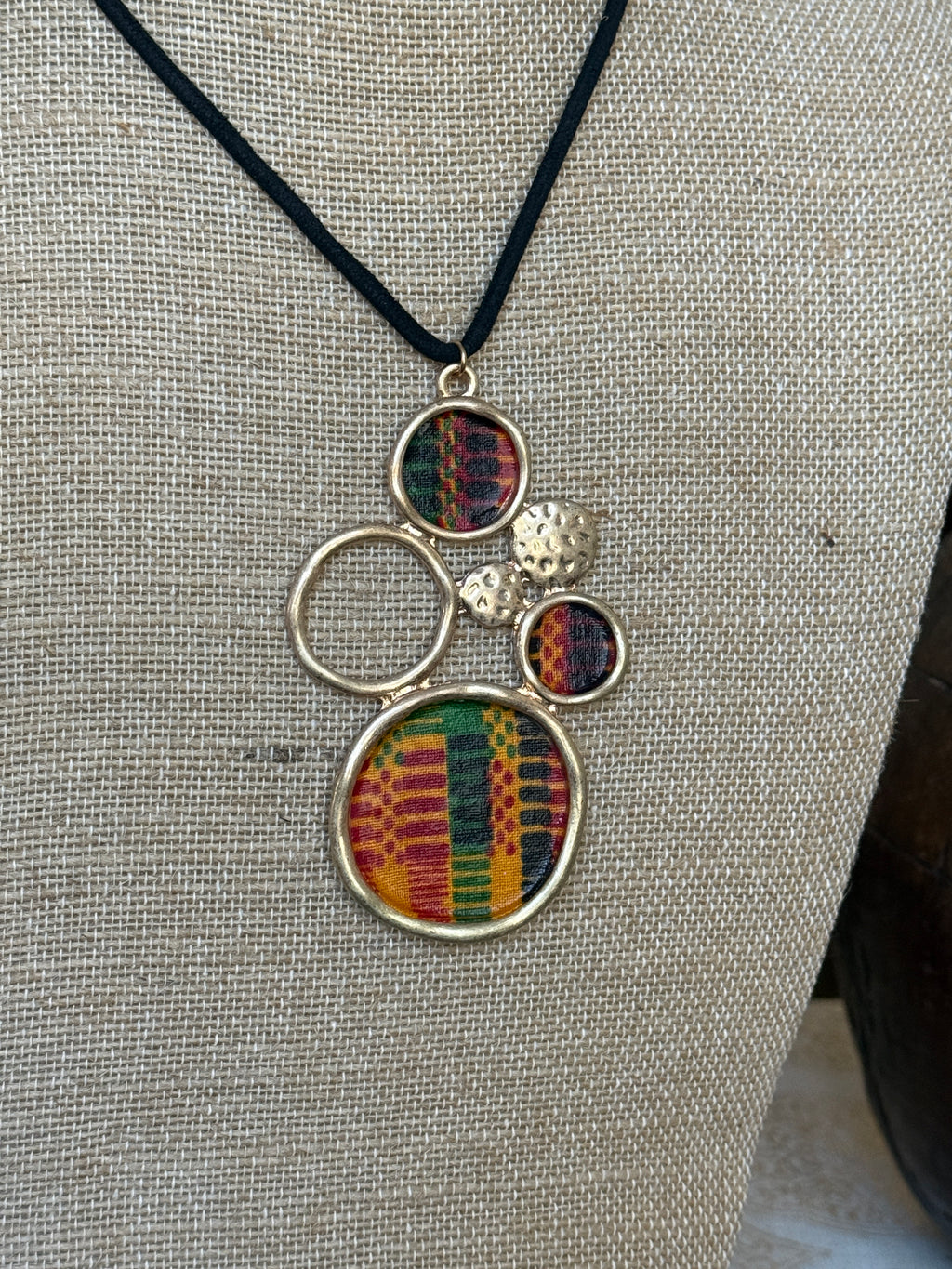 Kente Pendant Necklace