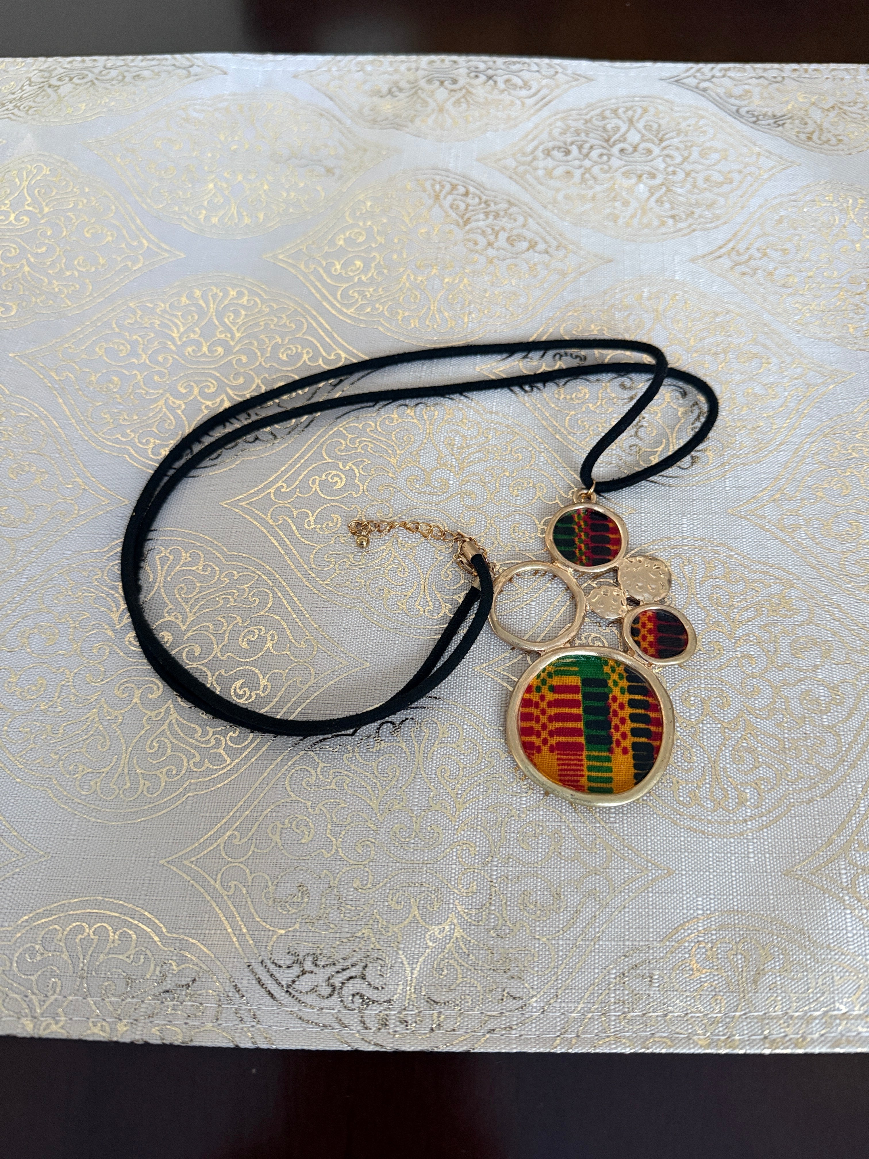 Kente Pendant Necklace
